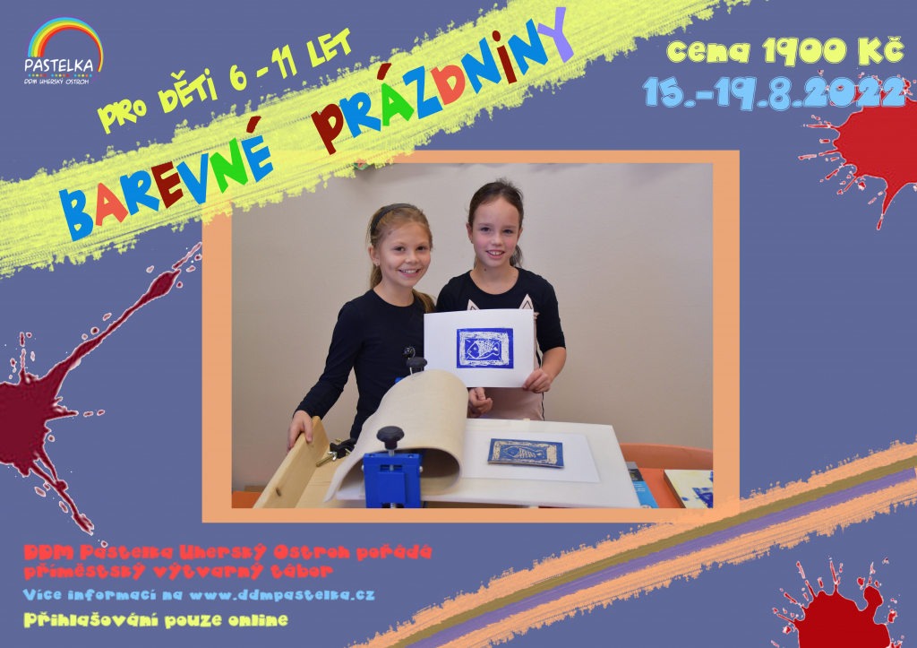 Barevné prázdniny - výtvarný tábor
