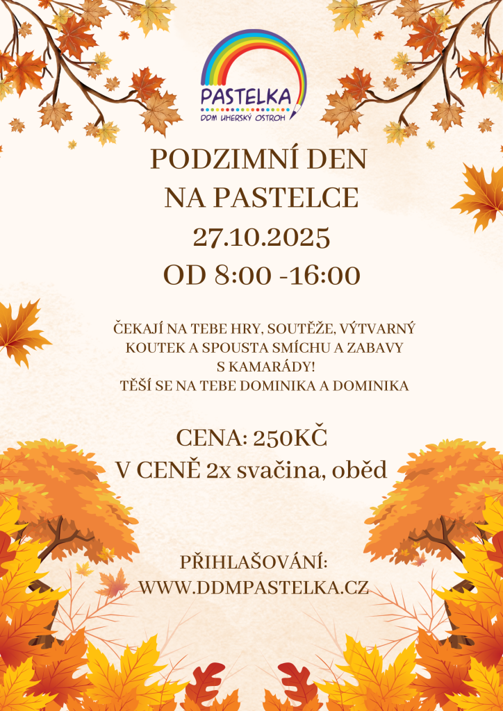 Podzimní prázdniny na Pastelce