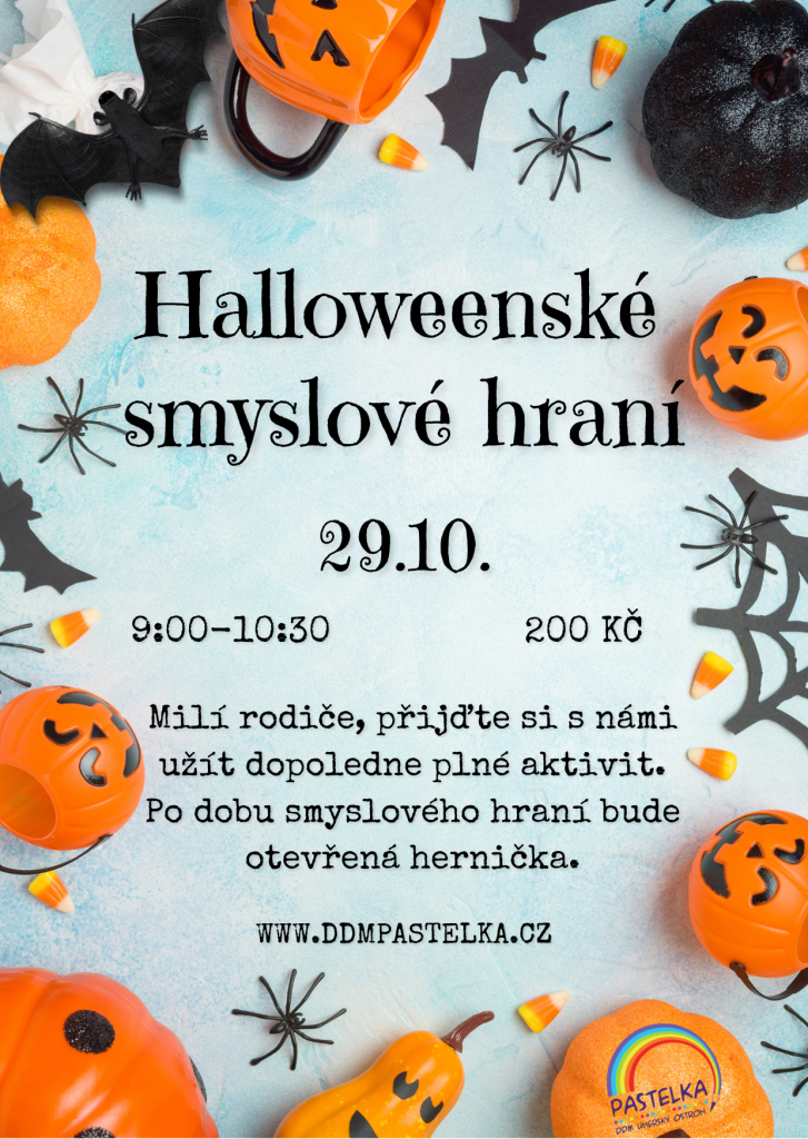 Smyslové hraní Halloween