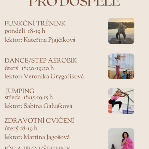 Sportovní aktivity pro dospělé